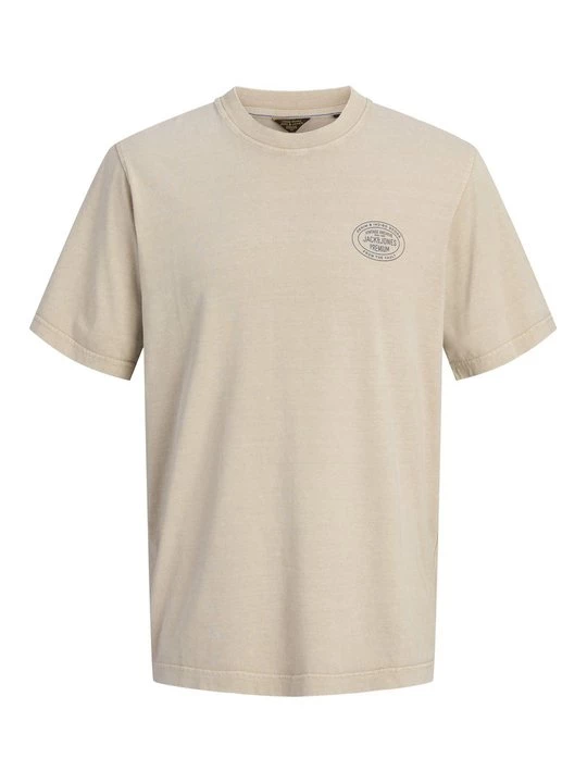 Foto van product T-shirt basic Jack&Jones beżowy