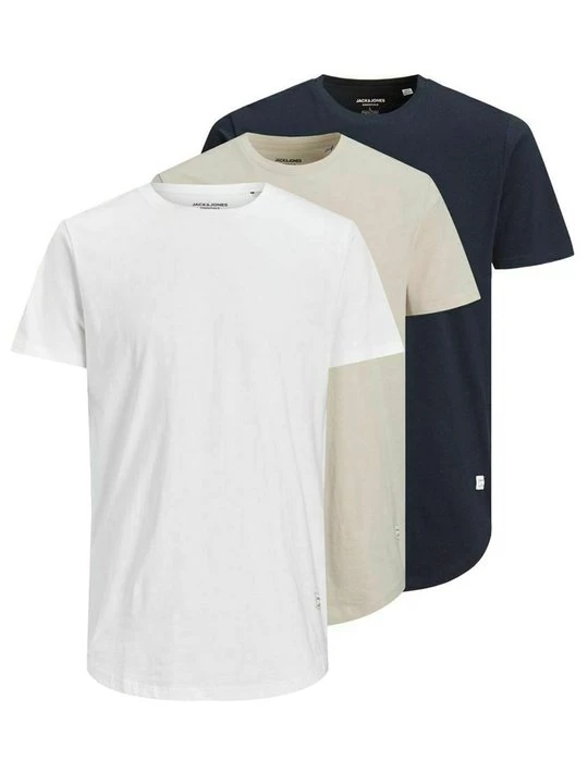 Foto van product T-shirt basic Jack&Jones crème