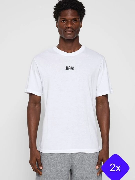 Foto van product T-shirt basic Jack&Jones wit