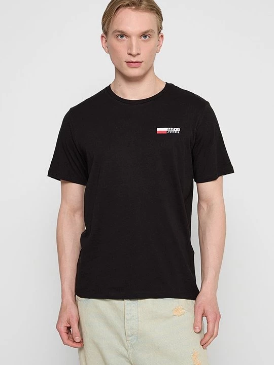 Foto van product T-shirt basic Jack&Jones zwart