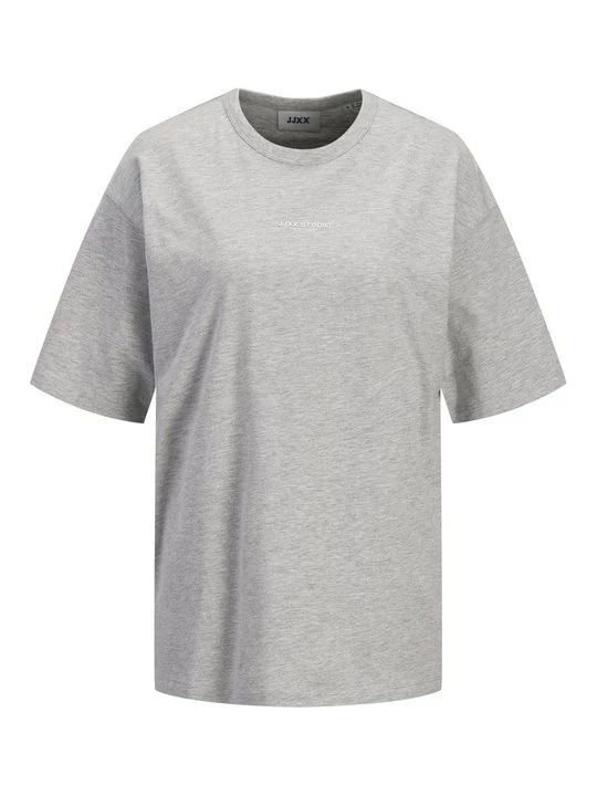 Foto van product T-shirt basic JJXX grijs gemêleerd