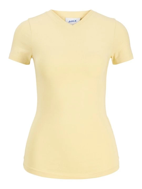 Foto van product T-shirt basic JJXX lichtgeel