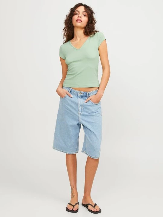 Foto van product T-shirt basic JJXX mintgroen