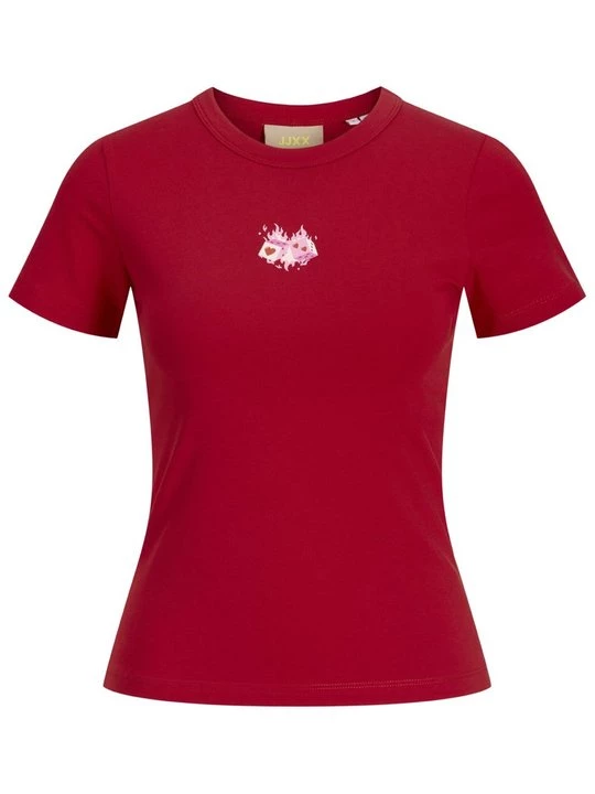 Foto van product T-shirt basic JJXX rood