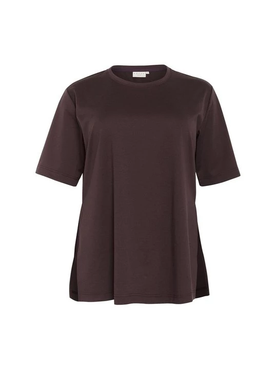 Foto van product T-shirt basic Kaffe bordeauxrood