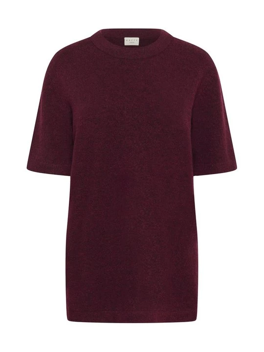 Foto van product T-shirt basic Kaffe donkerrood
