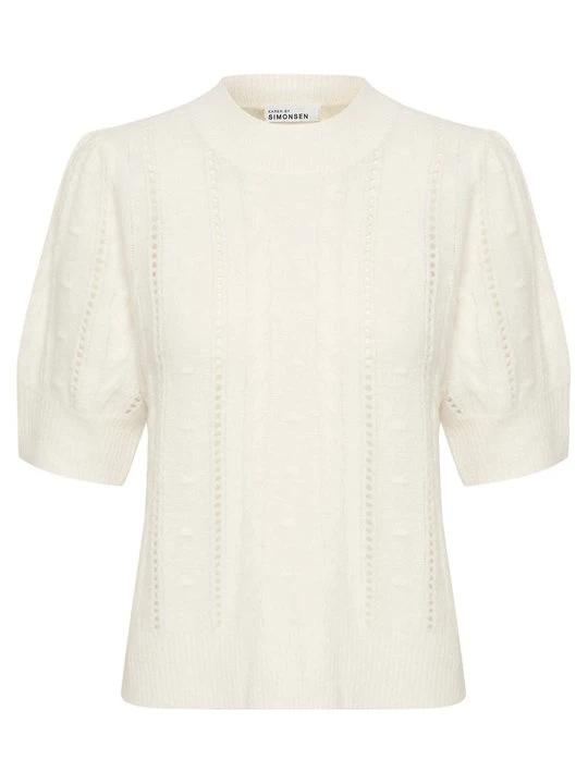 Foto van product T-shirt basic Karen by Simonsen wit