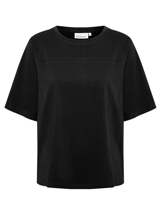 Foto van product T-shirt basic Karen by Simonsen zwart