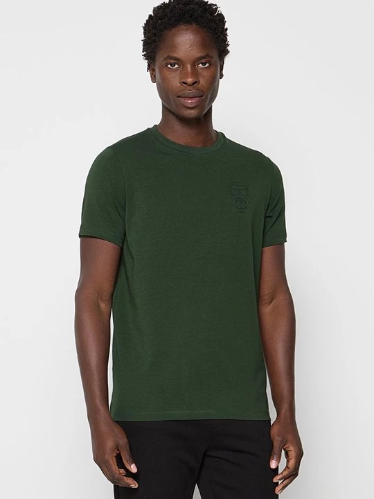 Foto van product T-shirt basic KARL LAGERFELD groen