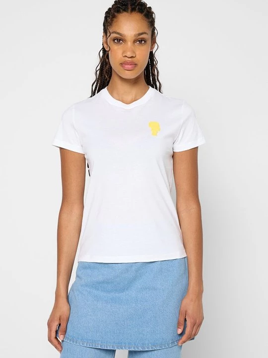 Foto van product T-shirt basic KARL LAGERFELD wit