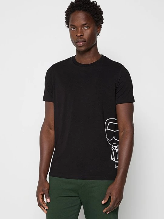 Foto van product T-shirt basic KARL LAGERFELD zwart