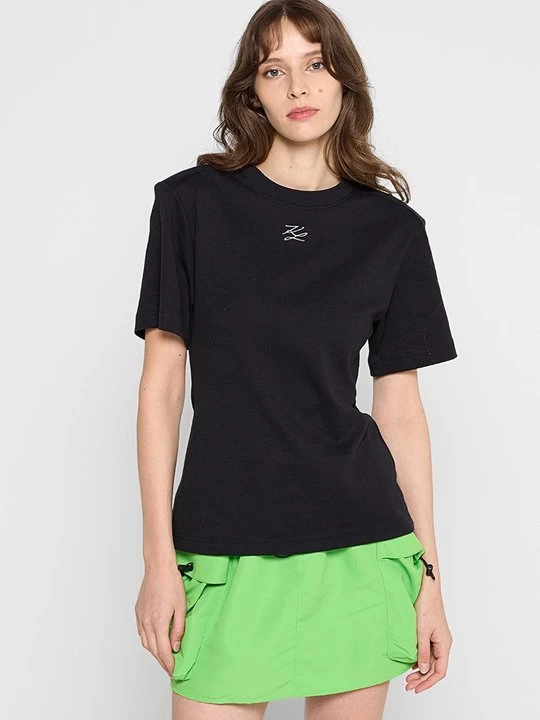 Foto van product T-shirt basic KARL LAGERFELD zwart