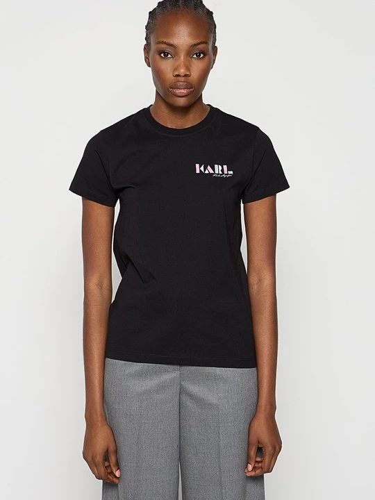 Foto van product T-shirt basic KARL LAGERFELD zwart