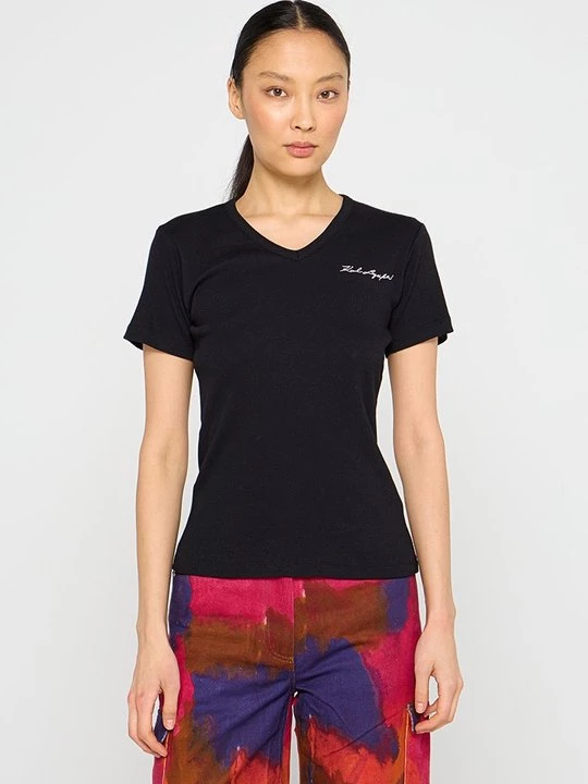 Foto van product T-shirt basic KARL LAGERFELD zwart