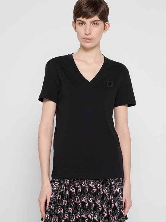 Foto van product T-shirt basic KARL LAGERFELD zwart
