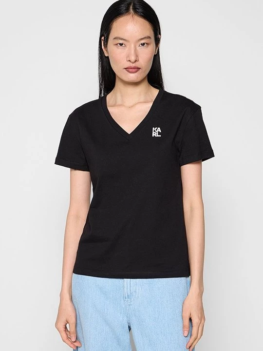 Foto van product T-shirt basic KARL LAGERFELD zwart