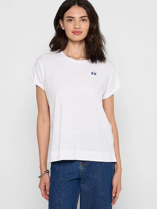 Foto van product T-shirt basic La Martina wit