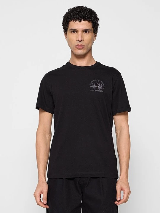 Foto van product T-shirt basic La Martina zwart