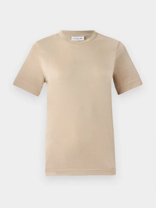 Foto van product T-shirt basic Lacoste beżowy