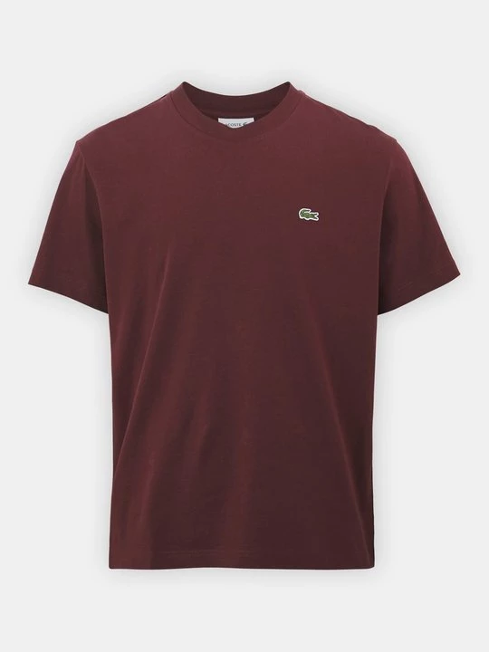 Foto van product T-shirt basic Lacoste bordeauxrood