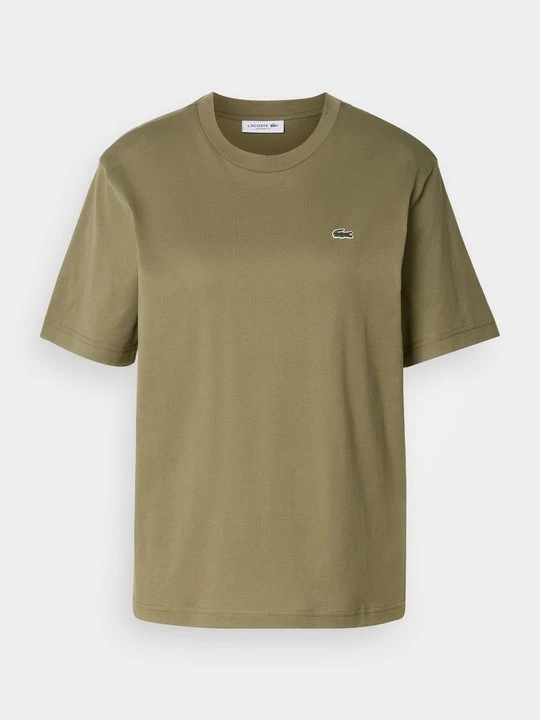 Foto van product T-shirt basic Lacoste olijfgroen