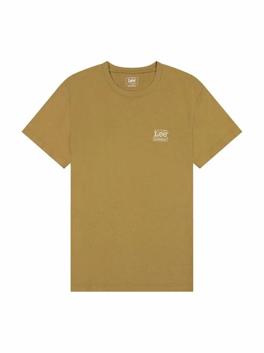 Foto van product T-shirt basic Lee lichtbruin