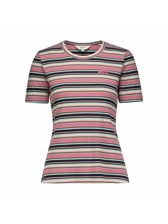 Foto van product T-shirt basic Lee lila