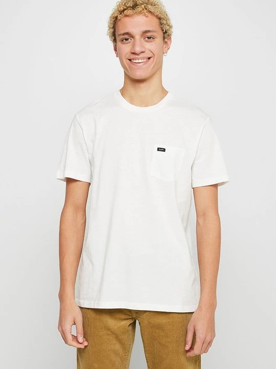 Foto van product T-shirt basic Lee wit