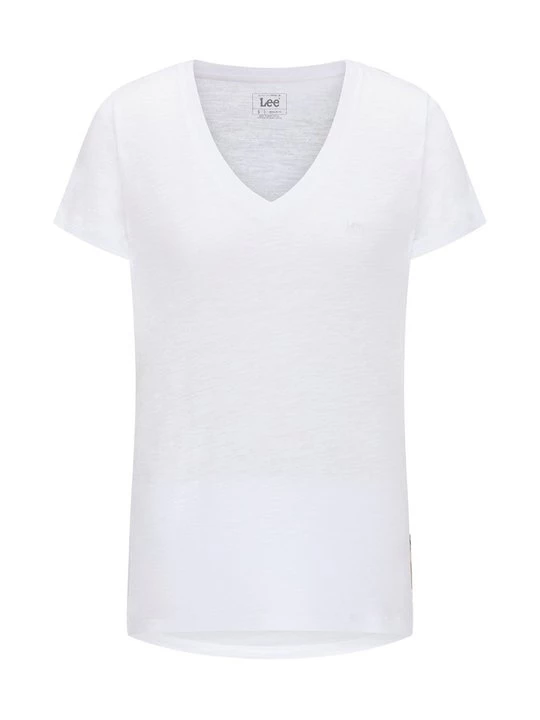 Foto van product T-shirt basic Lee wit