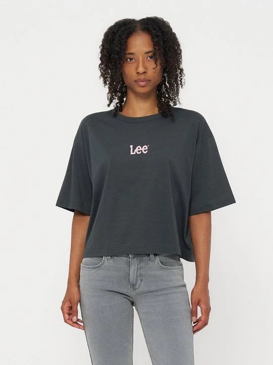 Foto van product T-shirt basic Lee zwart