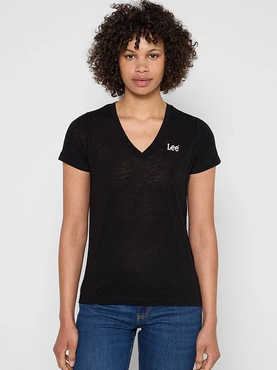 Foto van product T-shirt basic Lee zwart