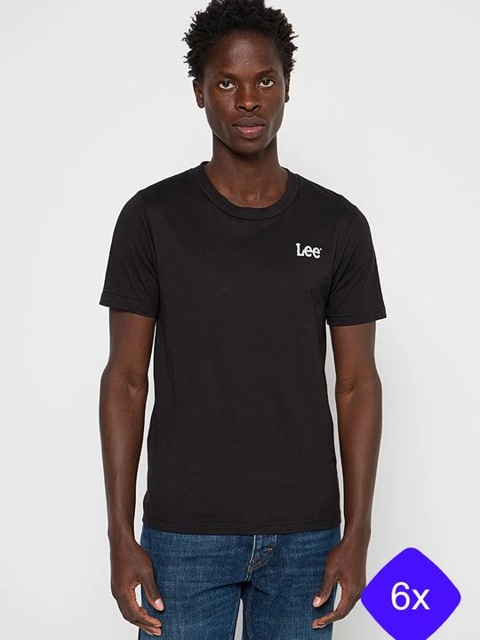 Foto van product T-shirt basic Lee zwart