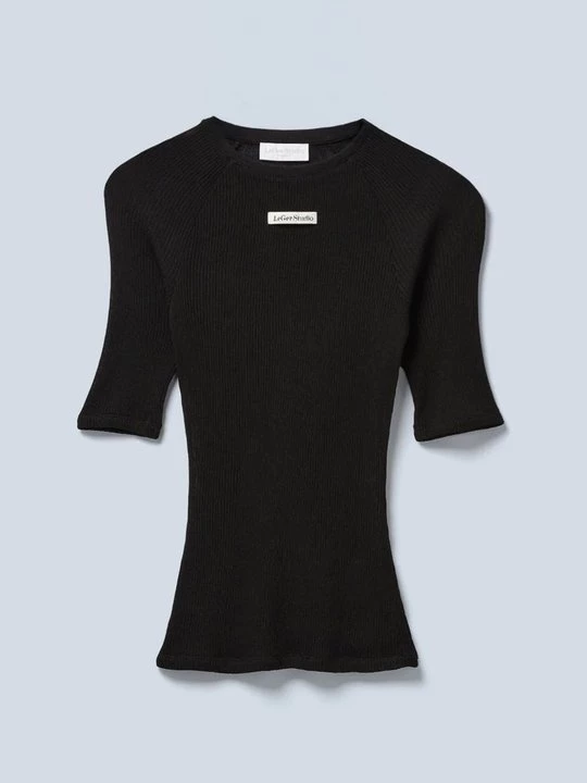 Foto van product T-shirt basic LeGer zwart