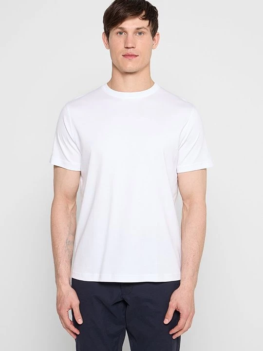 Foto van product T-shirt basic Lerros crème