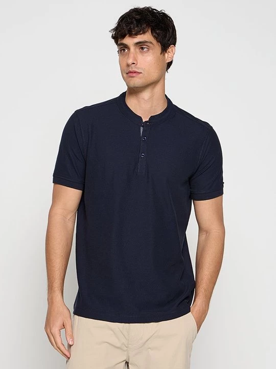 Foto van product T-shirt basic Lerros donkerblauw