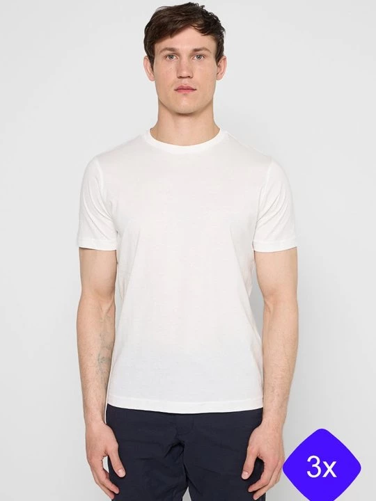 Foto van product T-shirt basic Lerros wit