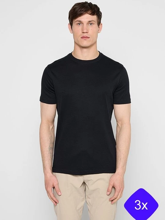 Foto van product T-shirt basic Lerros zwart