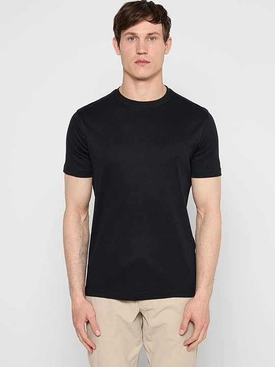 Foto van product T-shirt basic Lerros zwart