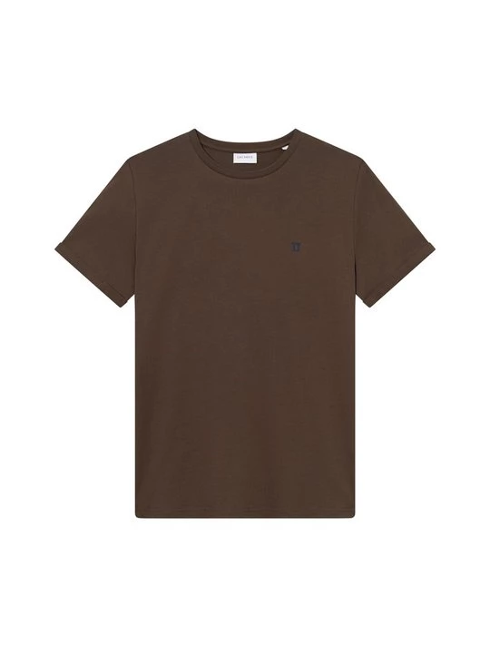 Foto van product T-shirt basic Les Deux bruin