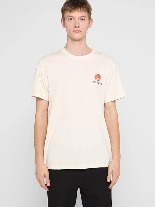 Foto van product T-shirt basic Les Deux crème