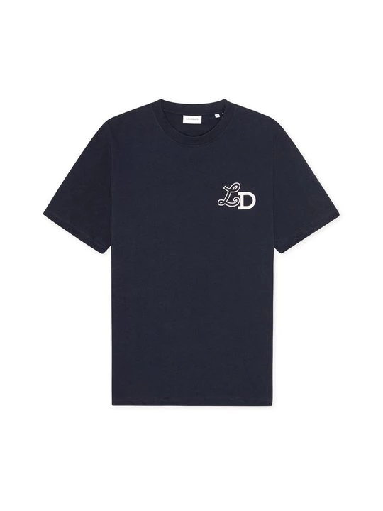 Foto van product T-shirt basic Les Deux donkerblauw