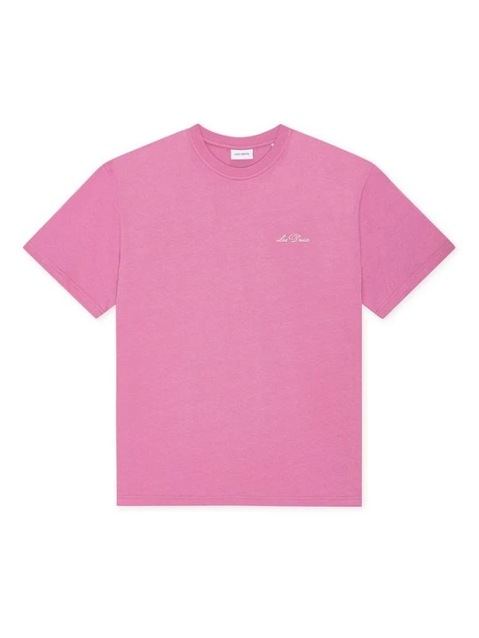 Foto van product T-shirt basic Les Deux donkerroze