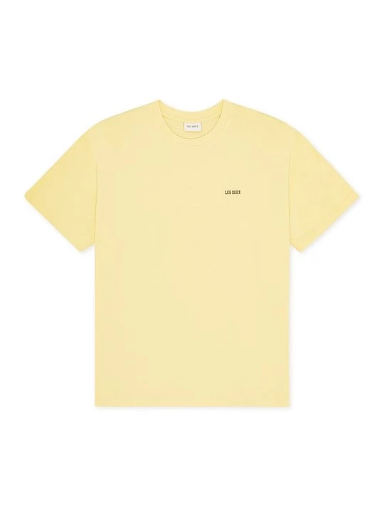 Foto van product T-shirt basic Les Deux lichtgeel