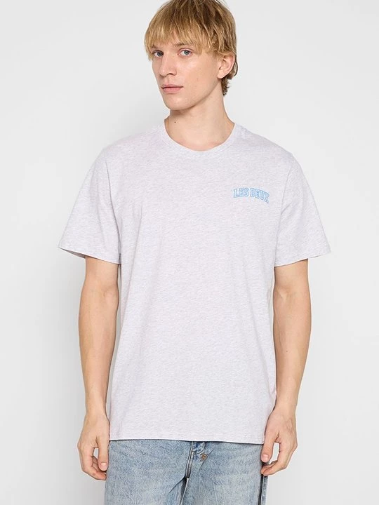 Foto van product T-shirt basic Les Deux lichtgrijs