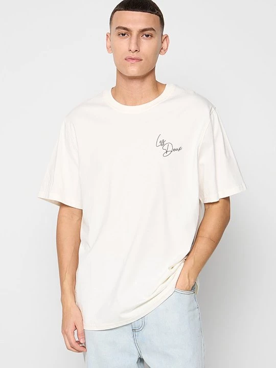 Foto van product T-shirt basic Les Deux wit