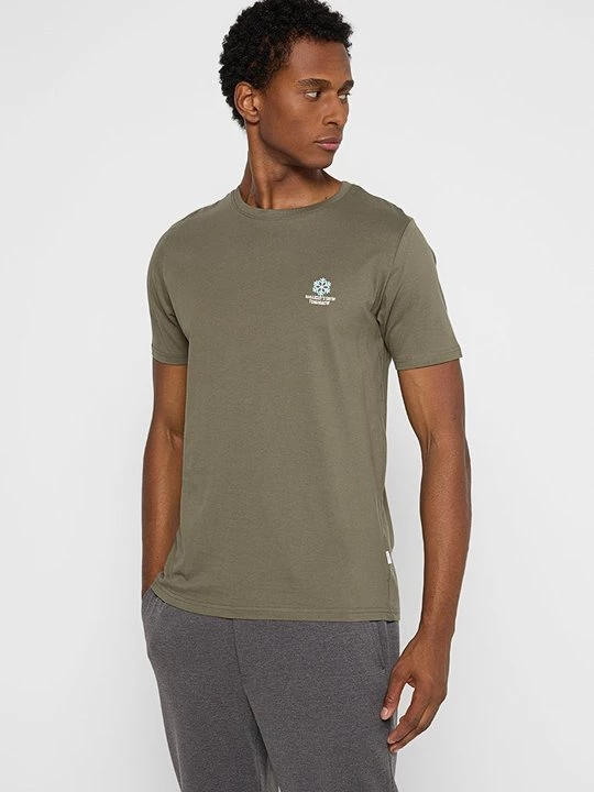 Foto van product T-shirt basic lindbergh groen