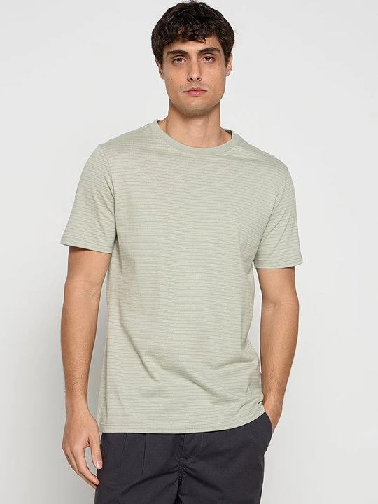 Foto van product T-shirt basic lindbergh groen