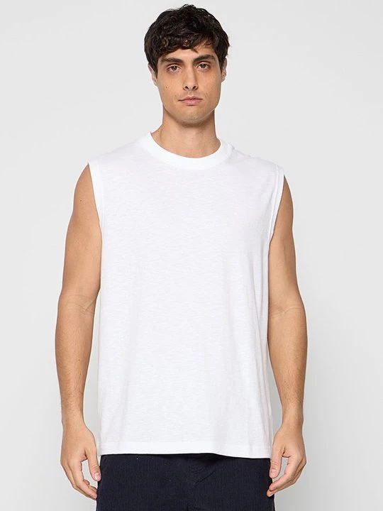 Foto van product T-shirt basic lindbergh wit