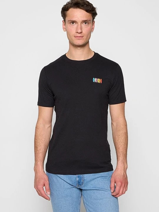 Foto van product T-shirt basic lindbergh zwart