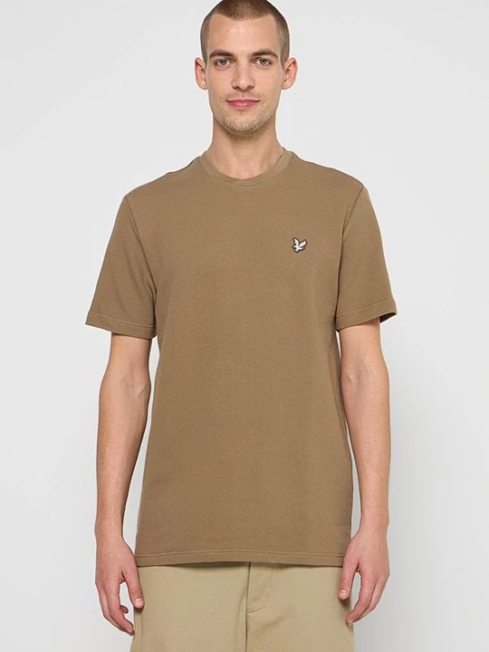 Foto van product T-shirt basic Lyle & Scott beżowy